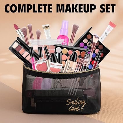 Makeup Kit for Women：Foundation Eyeshadow Palette Makeup Brushe Makeup Set | Full Kit Makeup, All In One Makeup Gift Set for Women and Beginner, Thank You Gifts, Graduation Gifts hover