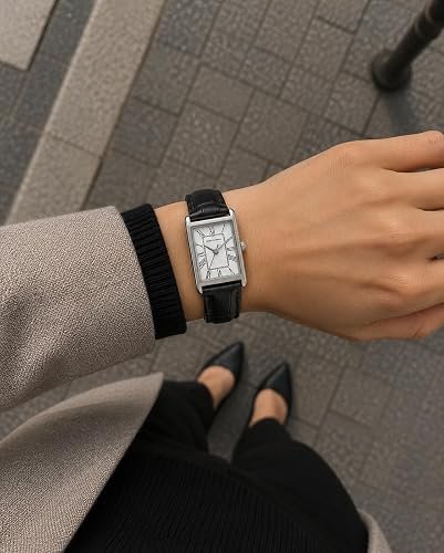 Roberto Marino RM1702 Women’s Watch – Japanese Quartz, Leather Strap, 3 ATM Water Resistant, Vintage Dress Style hover