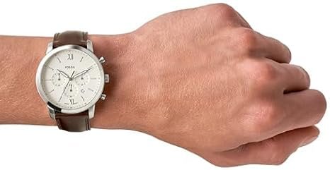 Fossil Men's Watch, Neutra Quartz Stainless Steel Chronograph Watch for Men hover
