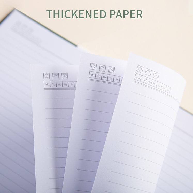 High-End A5 Softcover Refillable Spiral Notebook | Thick PU Leather Journal with Elastic Closure for Business Office & Home Use hover