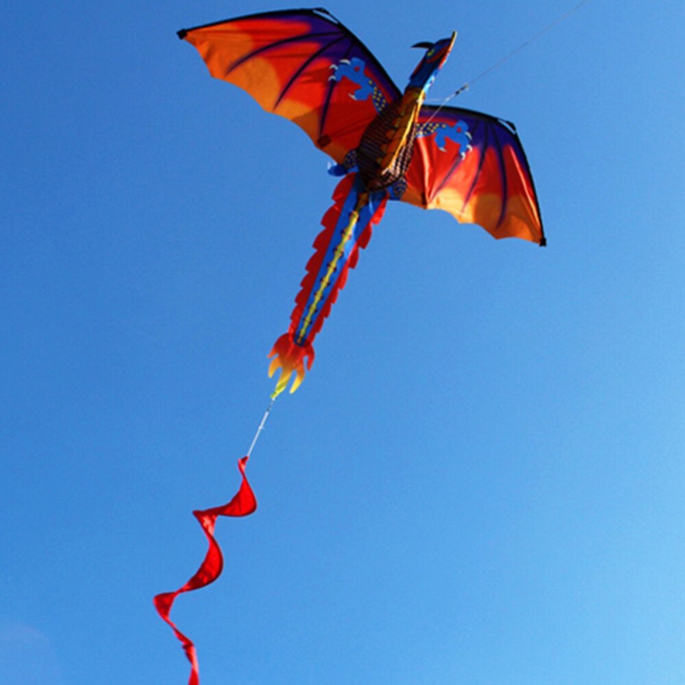 3D Dragon Single Line Kite For Adult Kids Classical Sports Outdoor Easy To Fly hover