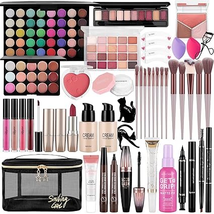 Makeup Kit for Women：Foundation Eyeshadow Palette Makeup Brushe Makeup Set | Full Kit Makeup, All In One Makeup Gift Set for Women and Beginner, Thank You Gifts, Graduation Gifts