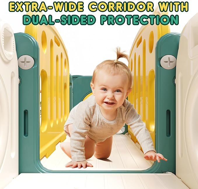 8 in 1 Toddler Slide Set, Kids Slide for Toddlers, Toddler Climber Slide PlaySet with Basketball Hoop,Outdoor Indoor Playground for Toddlers Upgraded hover