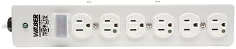 TRIPP LITE Hospital-Grade Surge Protector Medical Power Strip, 6 Outlets, Right-Angle NEMA 5-15PHG Plug, 6 Foot / 1.8M Cord, 1050 Joule Protection, (SPS606HGRA) hover