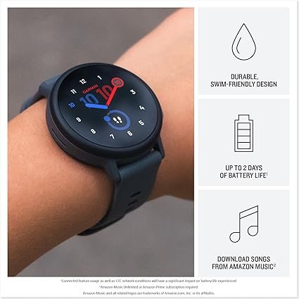 Garmin Bounce™ 2, Kids Smartwatch, Calling & Texting, 43mm, Light Purple | Two-Way Calling, Voice Messaging, Text Messaging, Real-Time Location Tracking, Active Subsciption Required for LTE Features hover