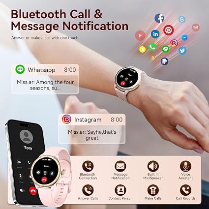 Smart Watch for Women, 1.27